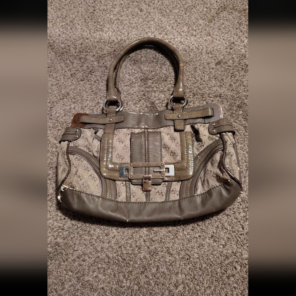 Stylish Gray Designer Handbag